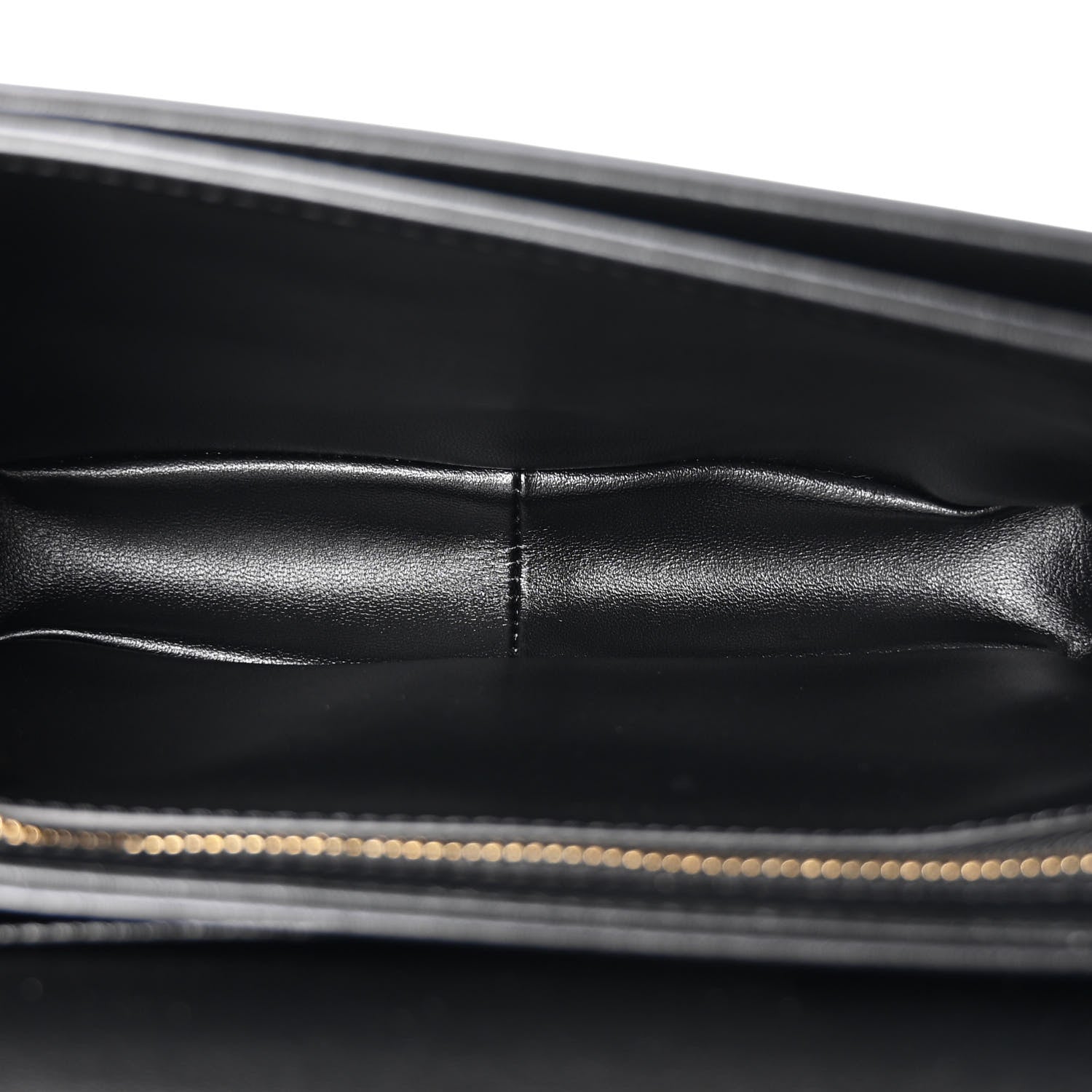 Celine Shiny Calfskin Teen Triomphe Black 5 of 10