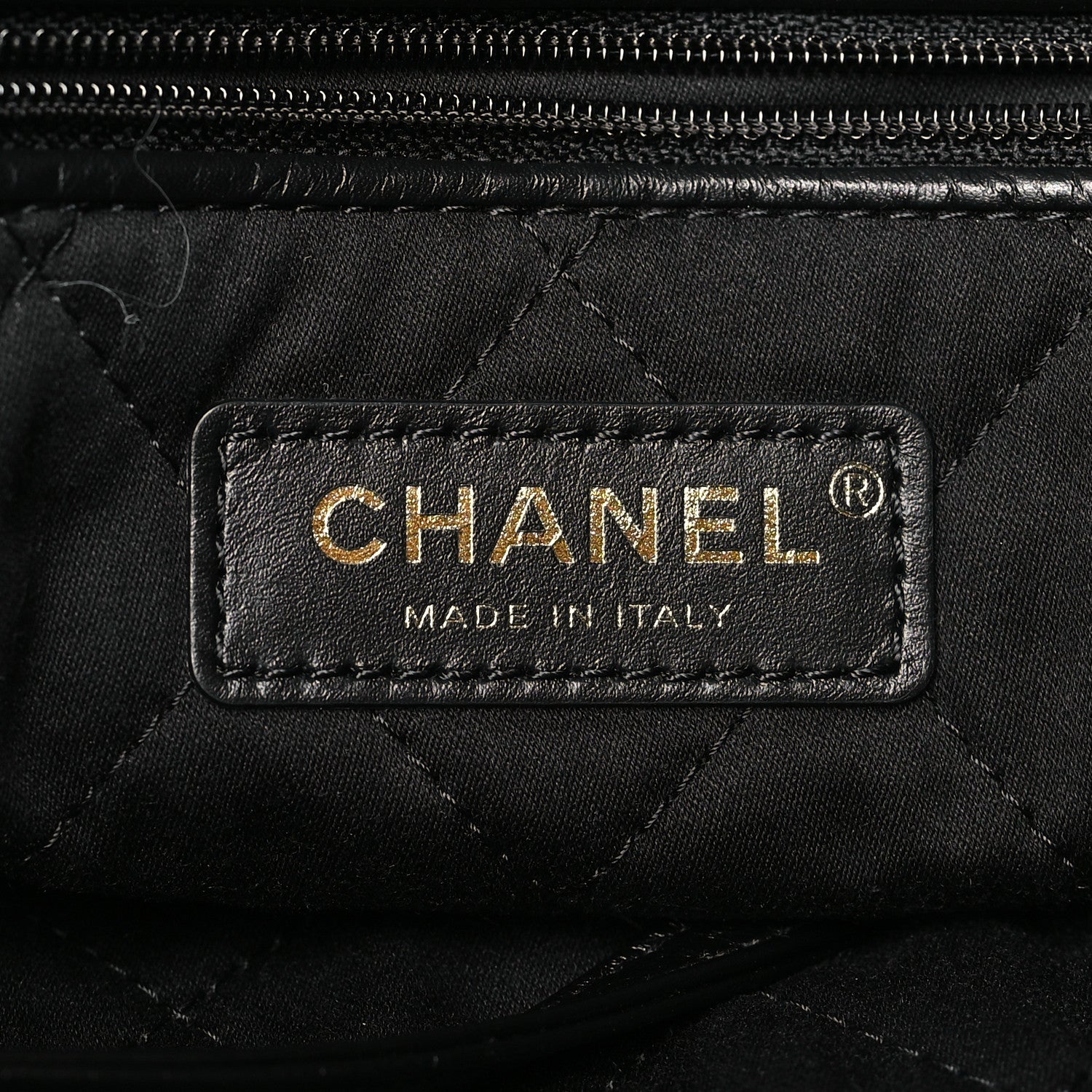 Chanel Shiny Calfskin Quilted Small Chanel 22 Black 7 of 11