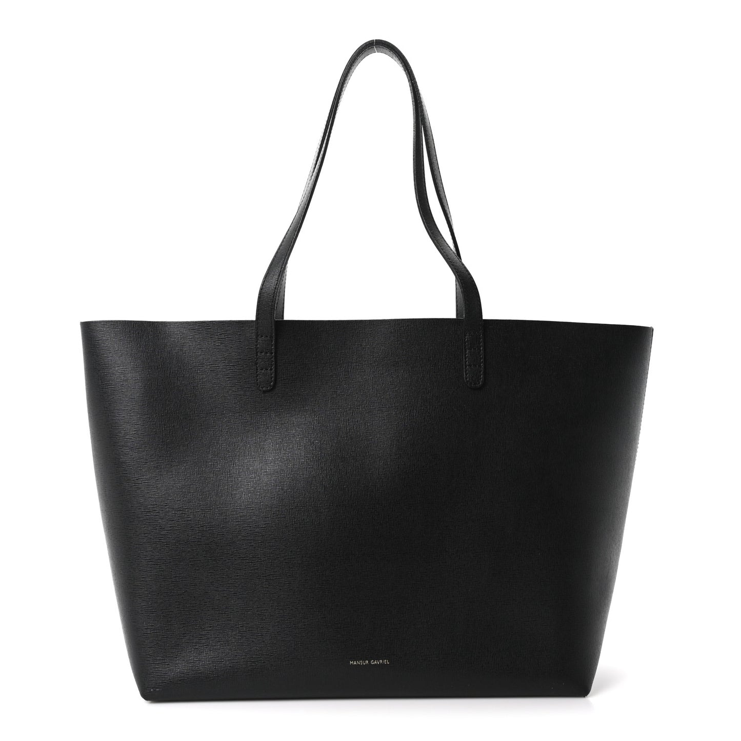 Saffiano Large Shopping Tote Black