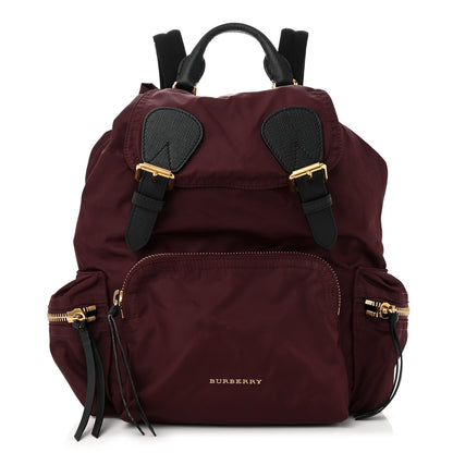Burberry Nylon Medium Rucksack Backpack Burgundy Red 1 of 11