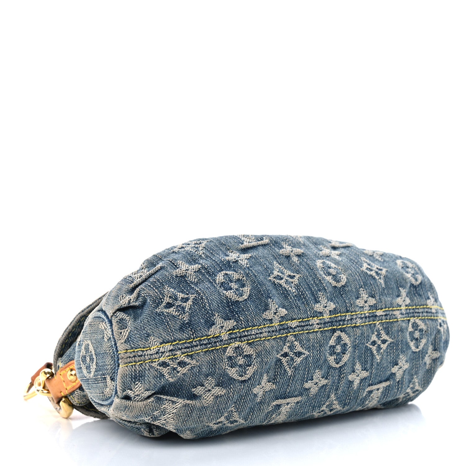 Louis Vuitton Monogram Denim Mini Pleaty Blue 4 of 14