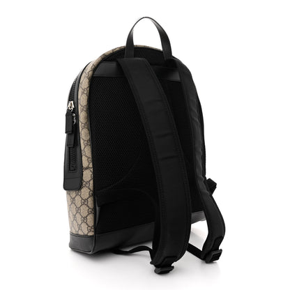 Gucci GG Supreme Monogram Medium Backpack Black 3 of 13