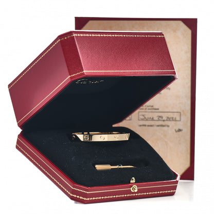 Cartier 18K Yellow Gold LOVE Bracelet 17 5 of 5