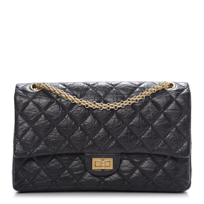 Chanel Aged Calfskin Quilted 2.55 Reissue 226 Flap Black 1 of 10