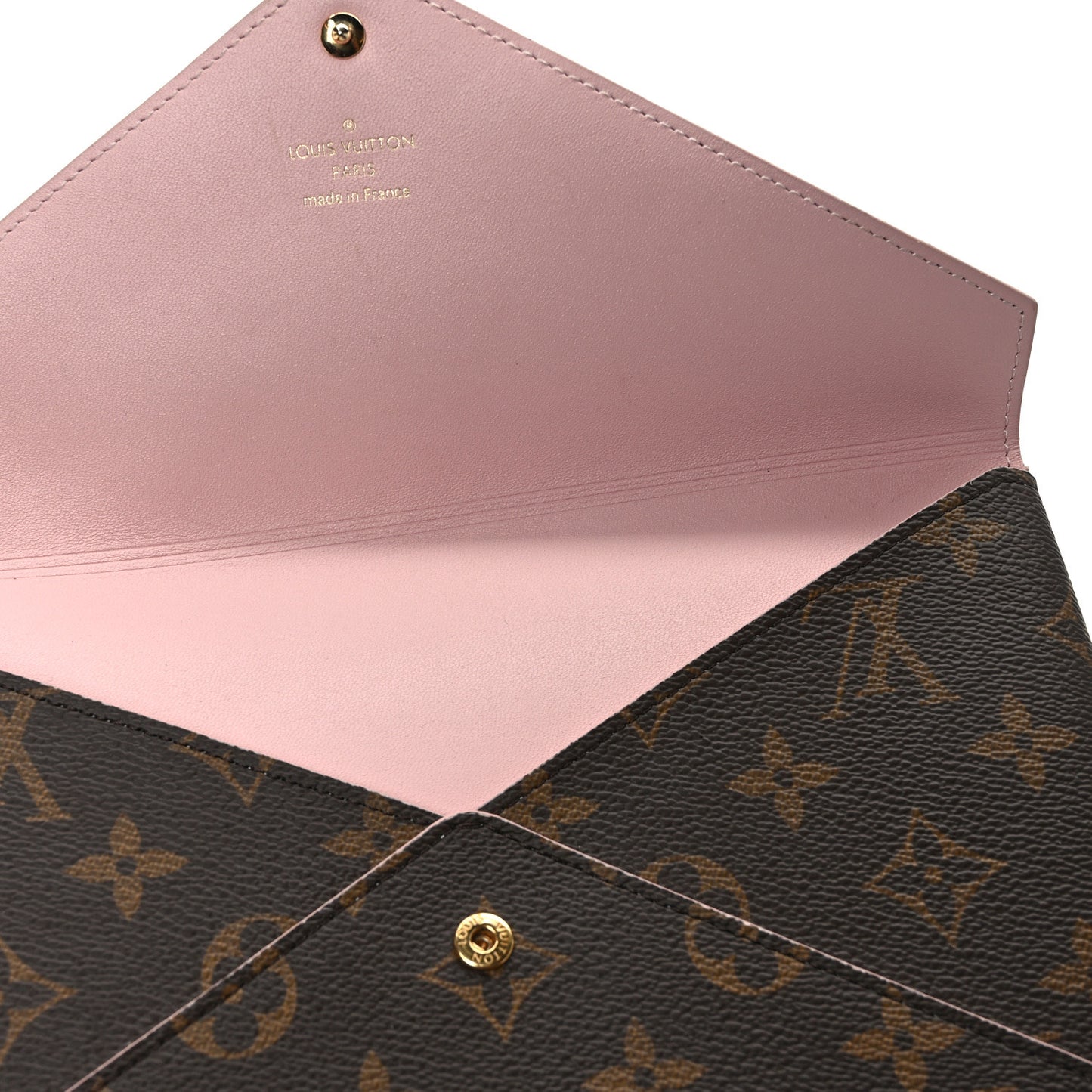 Monogram Large Kirigami Pochette Insert Rose Ballerine