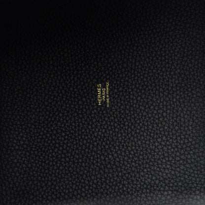 Hermes Taurillon Clemence Picotin Lock 22 MM Black 8 of 11