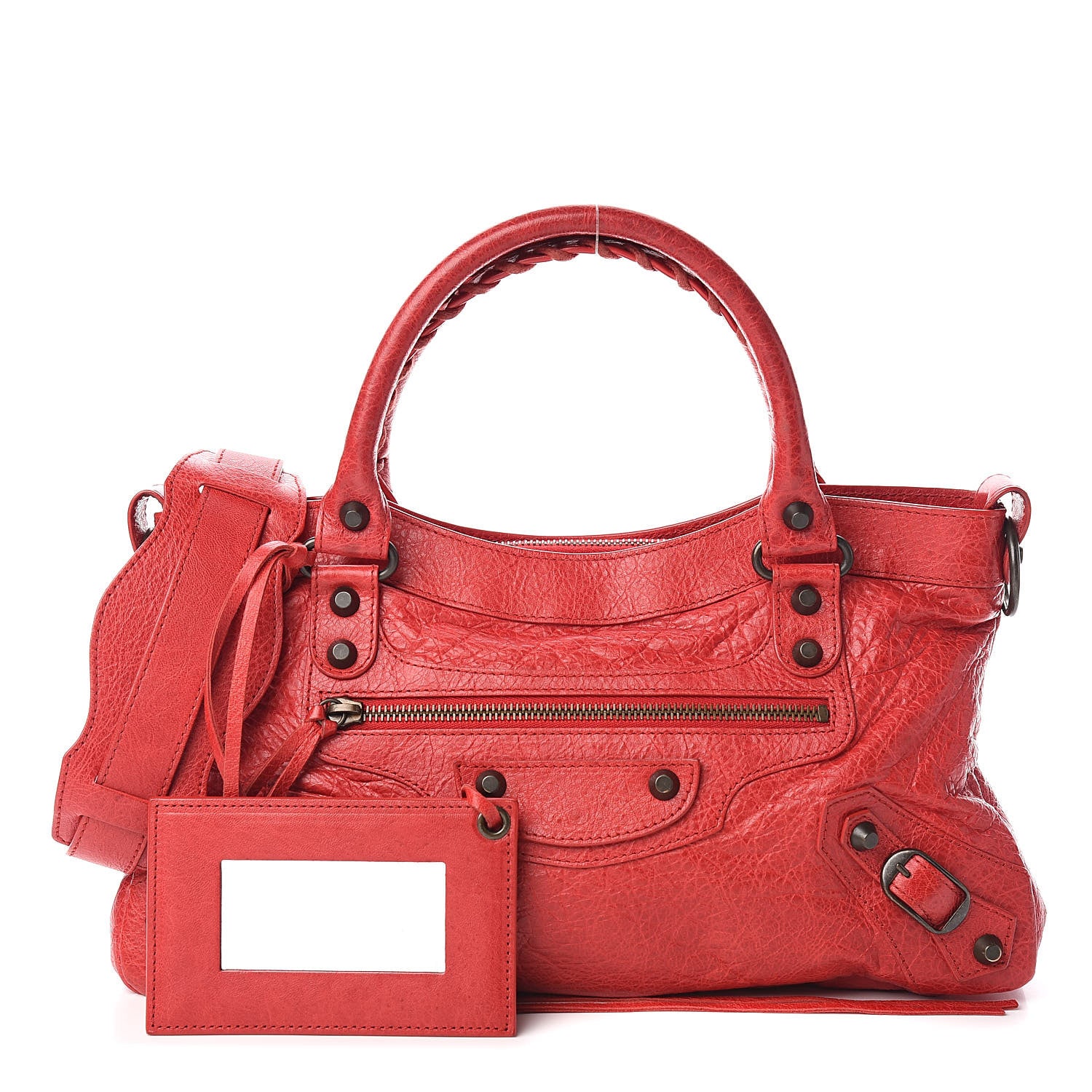 Balenciaga Agneau Classic Hardware First Rouge Coquelicot 1 of 12