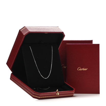 Cartier 18K White Gold Chain Necklace 6 of 6