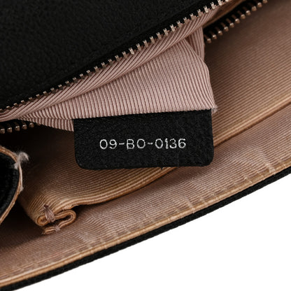 Christian Dior Grained Calfskin Medium Diorama Flap Bag Black 7 of 14