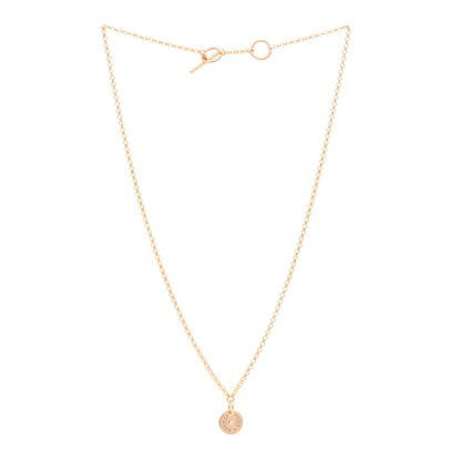 Hermes 18K Rose Gold Diamond Gambade Clou de Selle Necklace 3 of 6