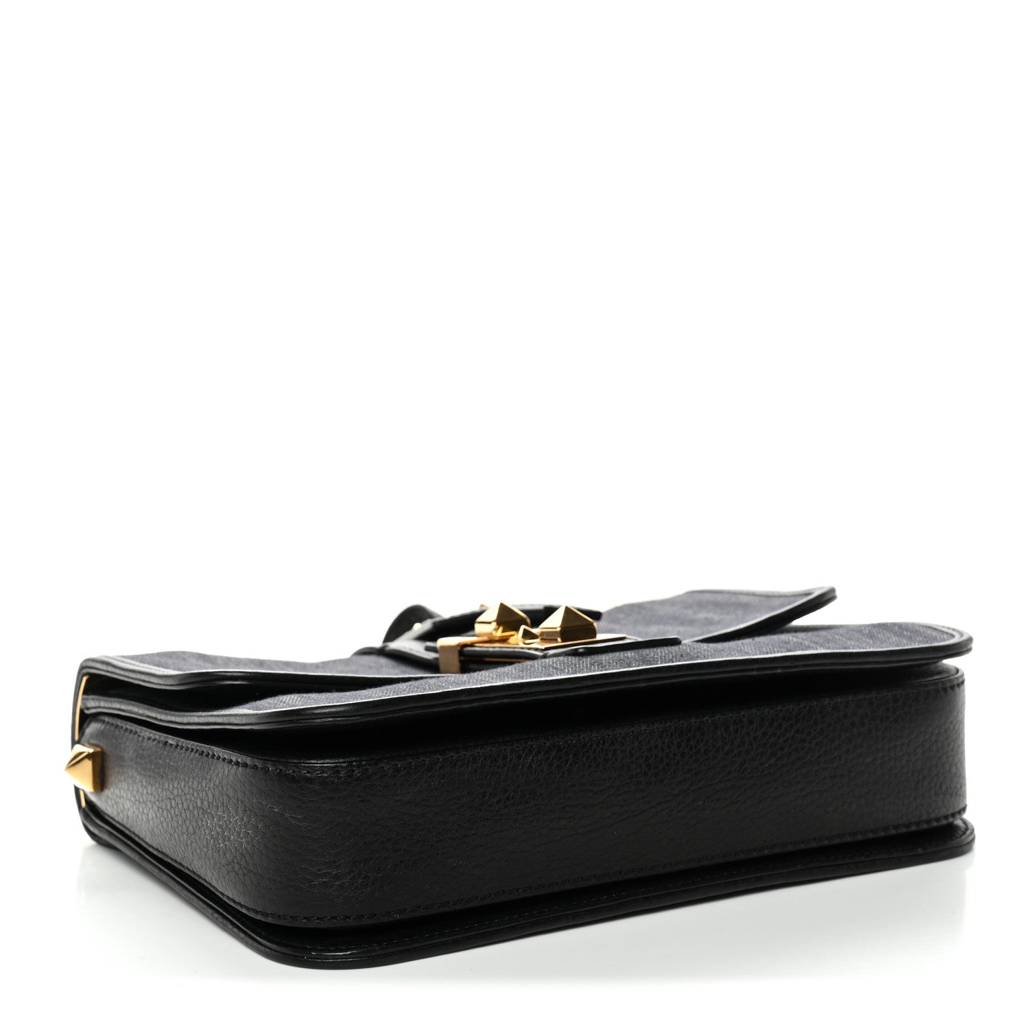 Valentino Garavani Denim B-Rockstud Flap Blue Blue 4 of 11