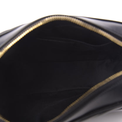 Saint Laurent Calfskin Matelasse Monogram Lou Camera Bag Black 5 of 10