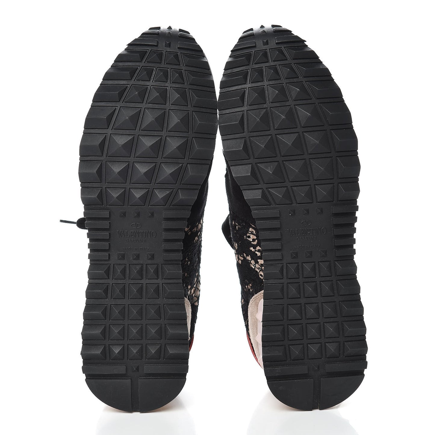 Macrame Lace Suede Womens Rockrunner Sneakers 37 Black