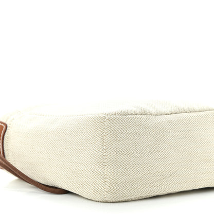 Hermes Canvas Barenia Fourbi 20 PM Pouch Naturel Fauve 10 of 11