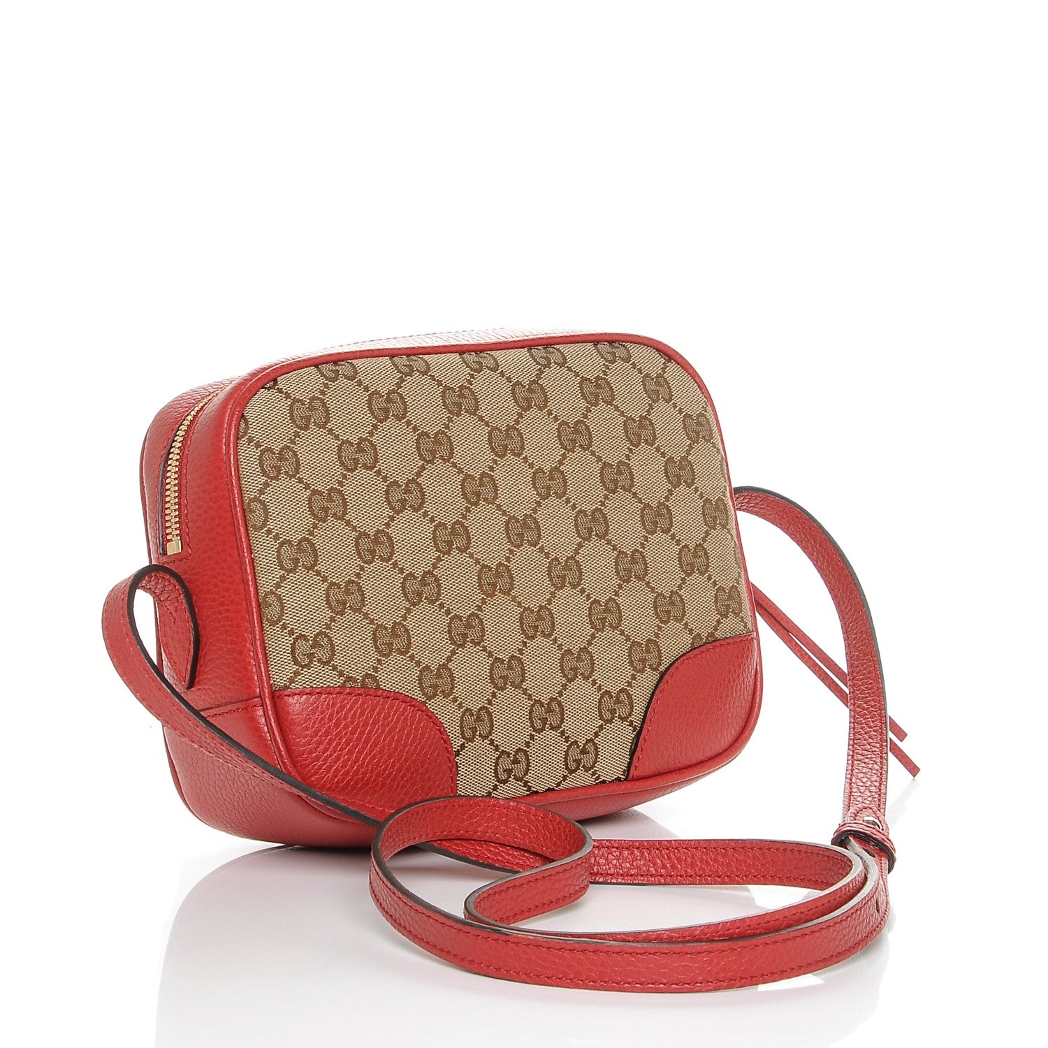 Gucci Monogram Mini Bree Messenger Bag Red 3 of 6