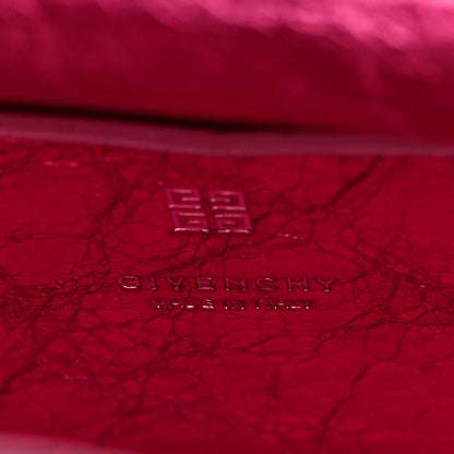Givenchy Lambskin Satin Strass Mini Antigona Stretch Neon Pink 6 of 9