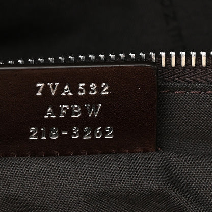 Fendi Canvas Logo Embroidered Duffle Bag Grezzo Cuoio 7 of 18