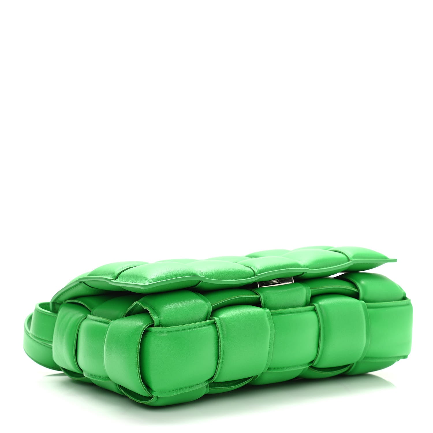 Bottega Veneta Nappa Maxi Intreccio Padded Cassette Crossbody Bag Grass 4 of 10
