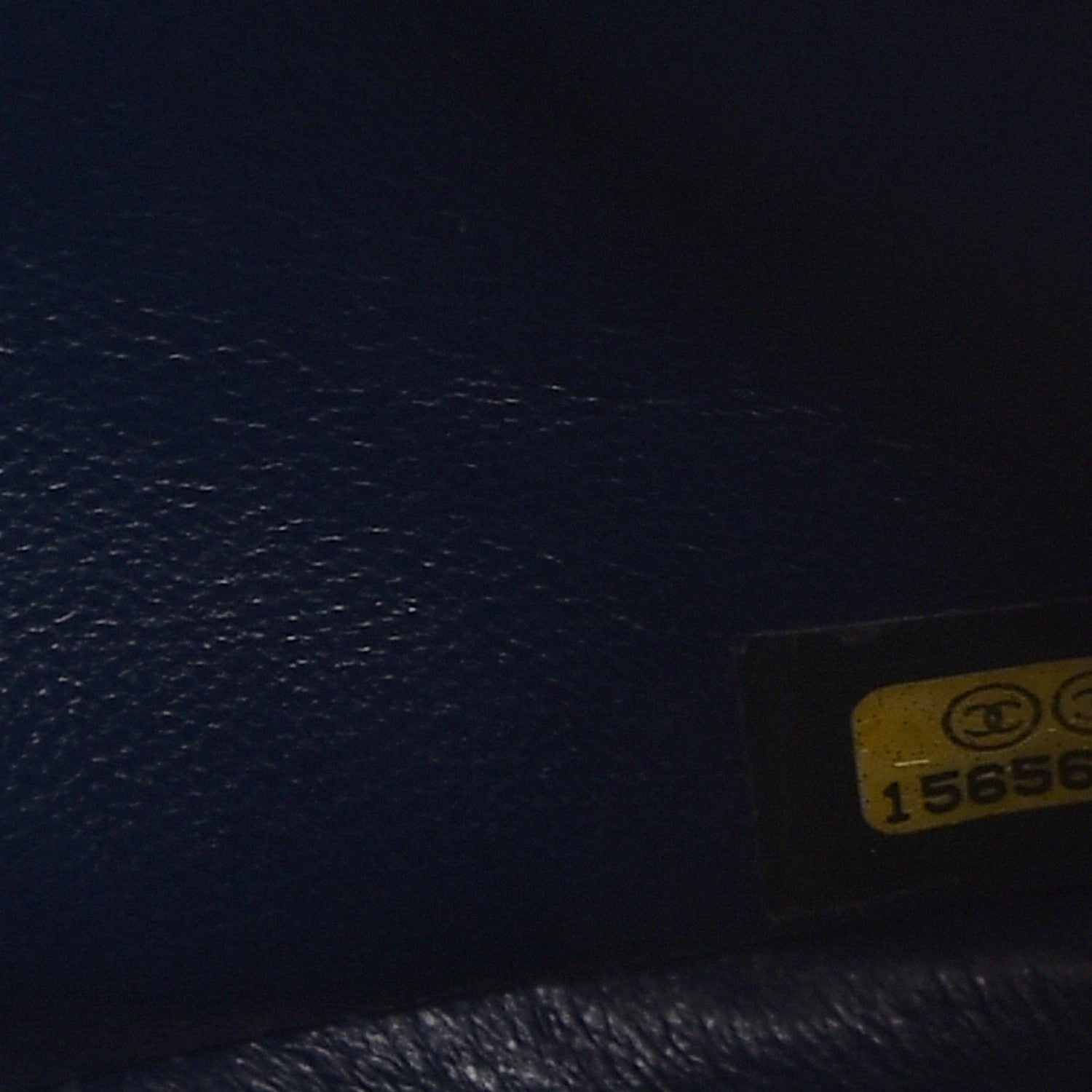 Chanel Caviar Quilted Jumbo Double Flap Navy Blue 8 of 11