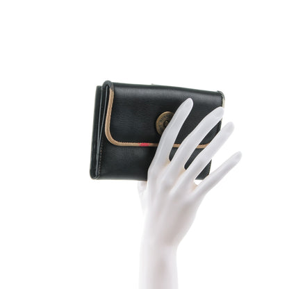 Burberry Calfskin Nova Check Wallet Black 2 of 7