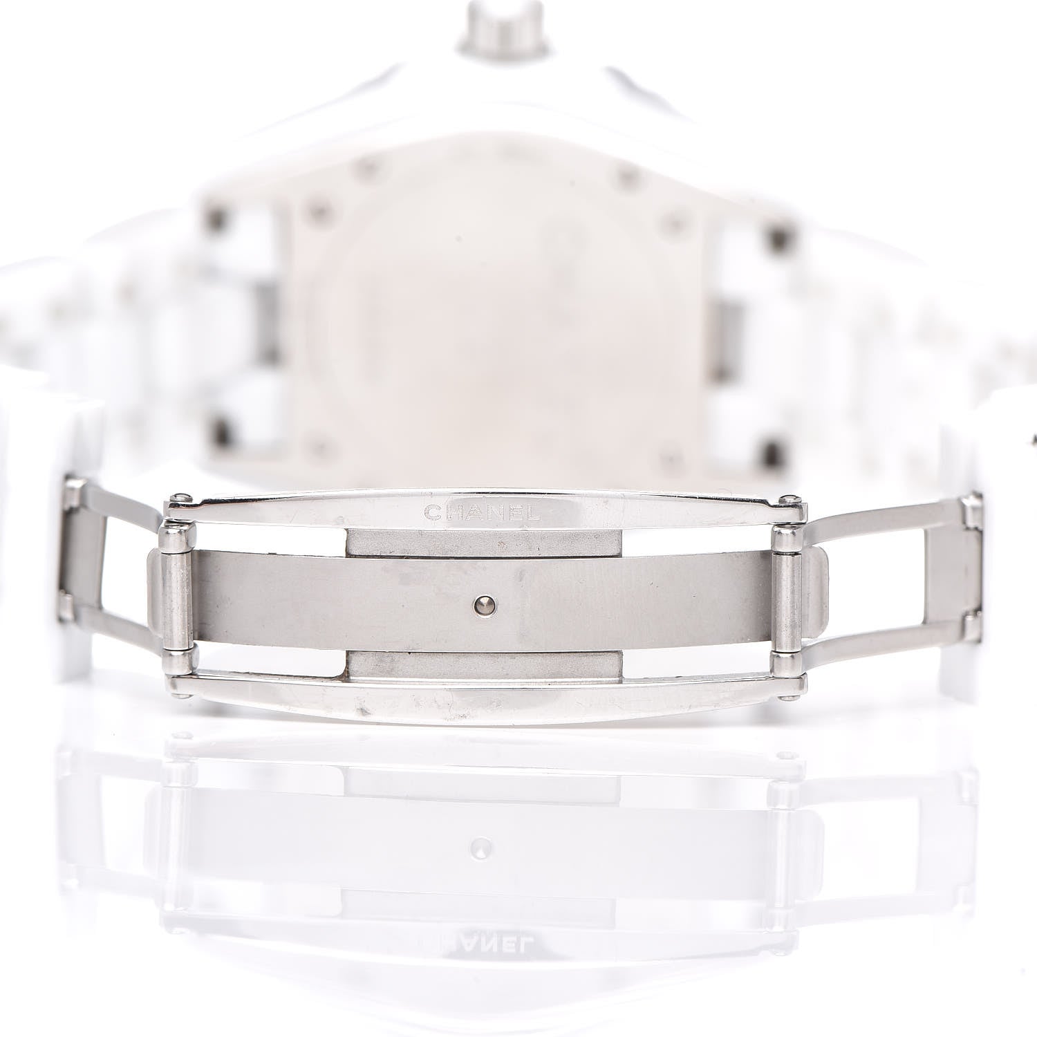 Chanel Stainless Steel Ceramic 38mm J12 Automatic Watch White 6 of 6