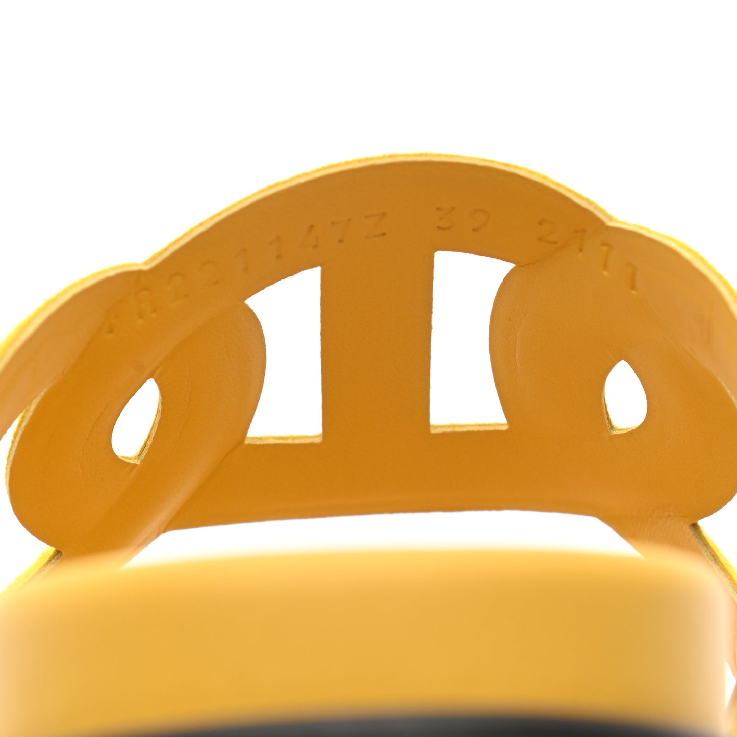 Suede Goatskin Extra Sandals 39 Jaune Sable