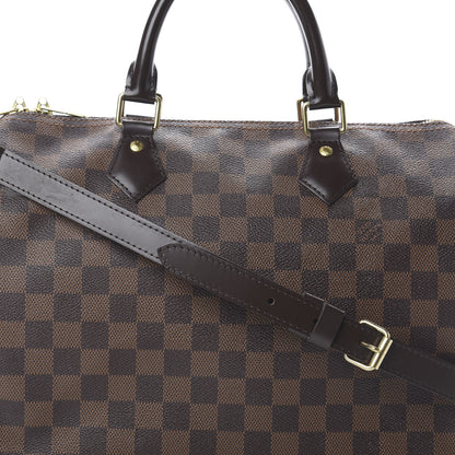 Louis Vuitton Damier Ebene Speedy Bandouliere 30 8 of 9