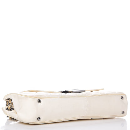 Chanel Lambskin Square Quilted Single Flap White 4 of 14