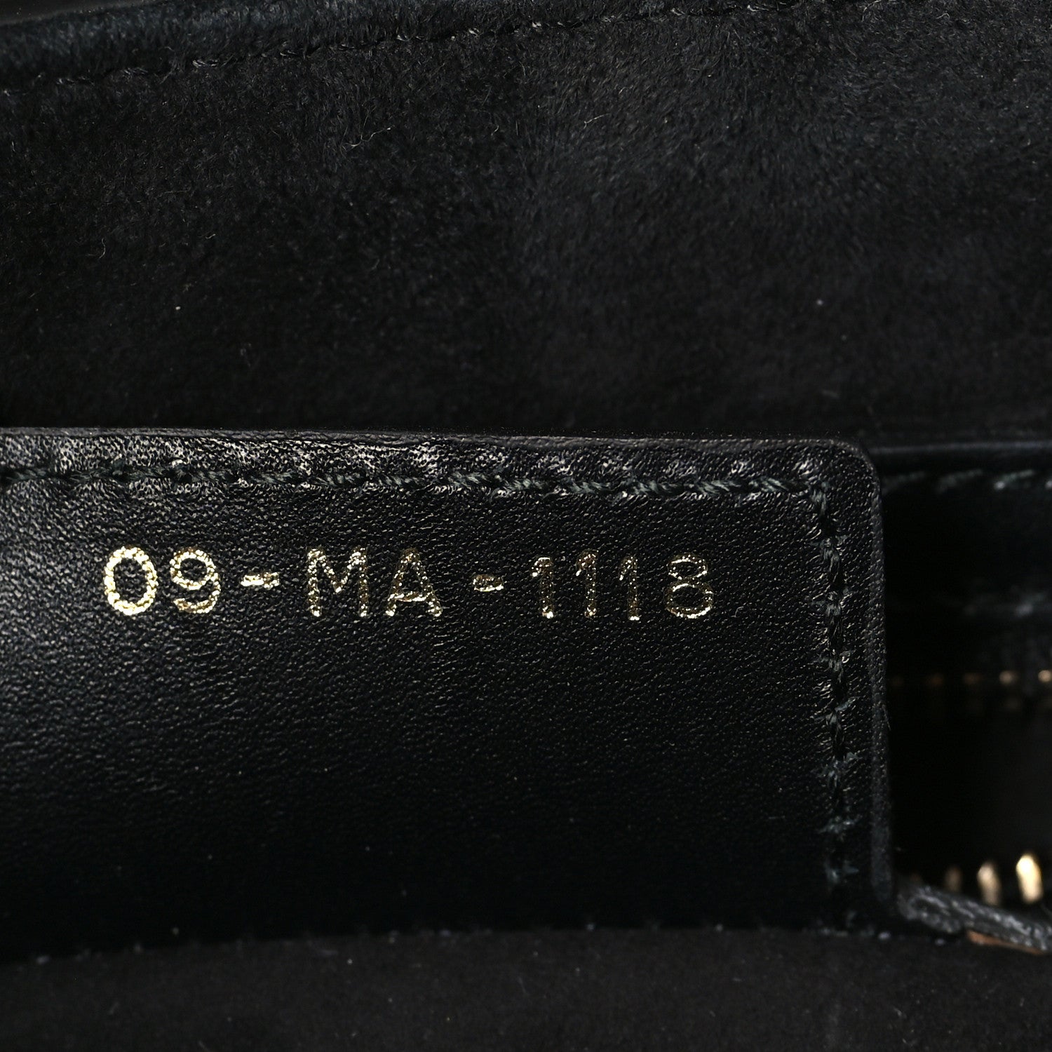 Christian Dior Calfskin Saddle Bag Black 7 of 10