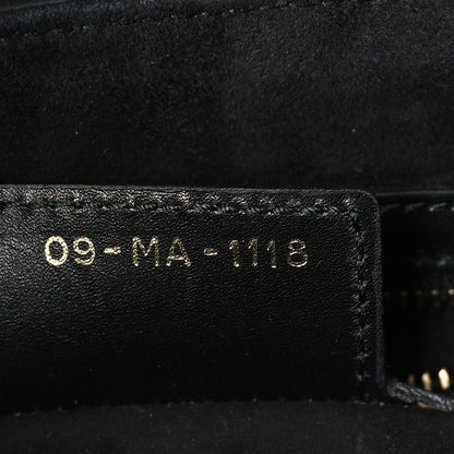 Christian Dior Calfskin Saddle Bag Black 7 of 10