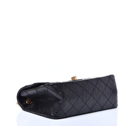 Chanel Aged Calfskin Quilted 2.55 Reissue Mini Flap Black 4 of 10