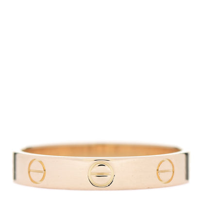 Cartier 18K Yellow Gold 3.5mm LOVE Wedding Band Ring 58 8.25 2 of 3