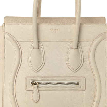 Celine Goatskin Micro Luggage White 8 of 21