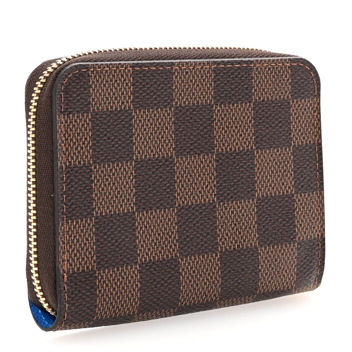 Damier Ebene 2019 Christmas Animation Zippy Coin Purse Blue