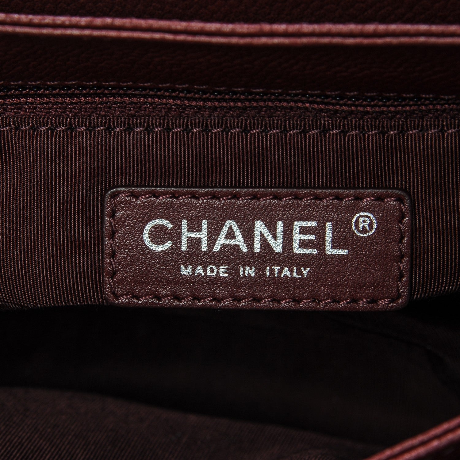 Chanel Caviar Quilted Small Rock In Rome Flap Burgundy 6 of 7