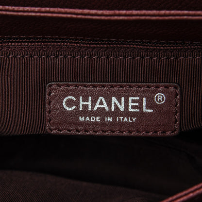 Chanel Caviar Quilted Small Rock In Rome Flap Burgundy 6 of 7