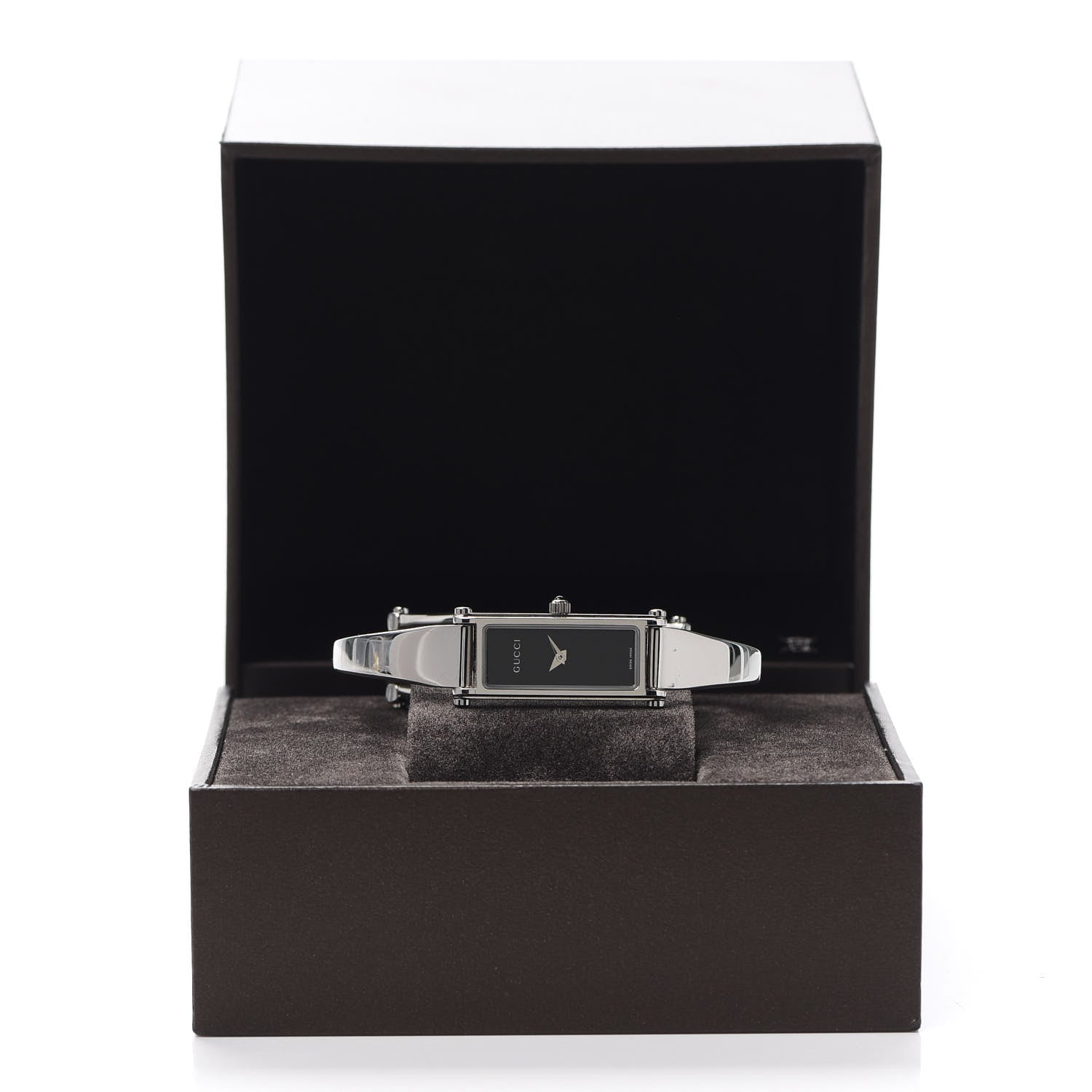 Gucci Stainless Steel 12mm 1500L Horsebit Quartz Watch Black 6 of 6