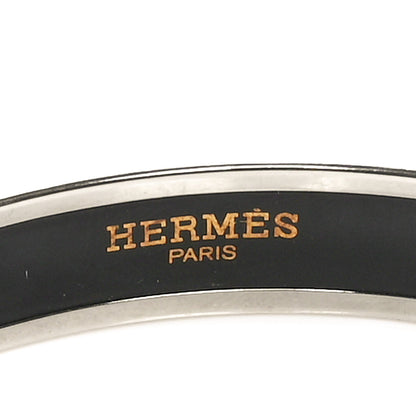 Hermes Enamel Printed Narrow Bracelet 70 4 of 5