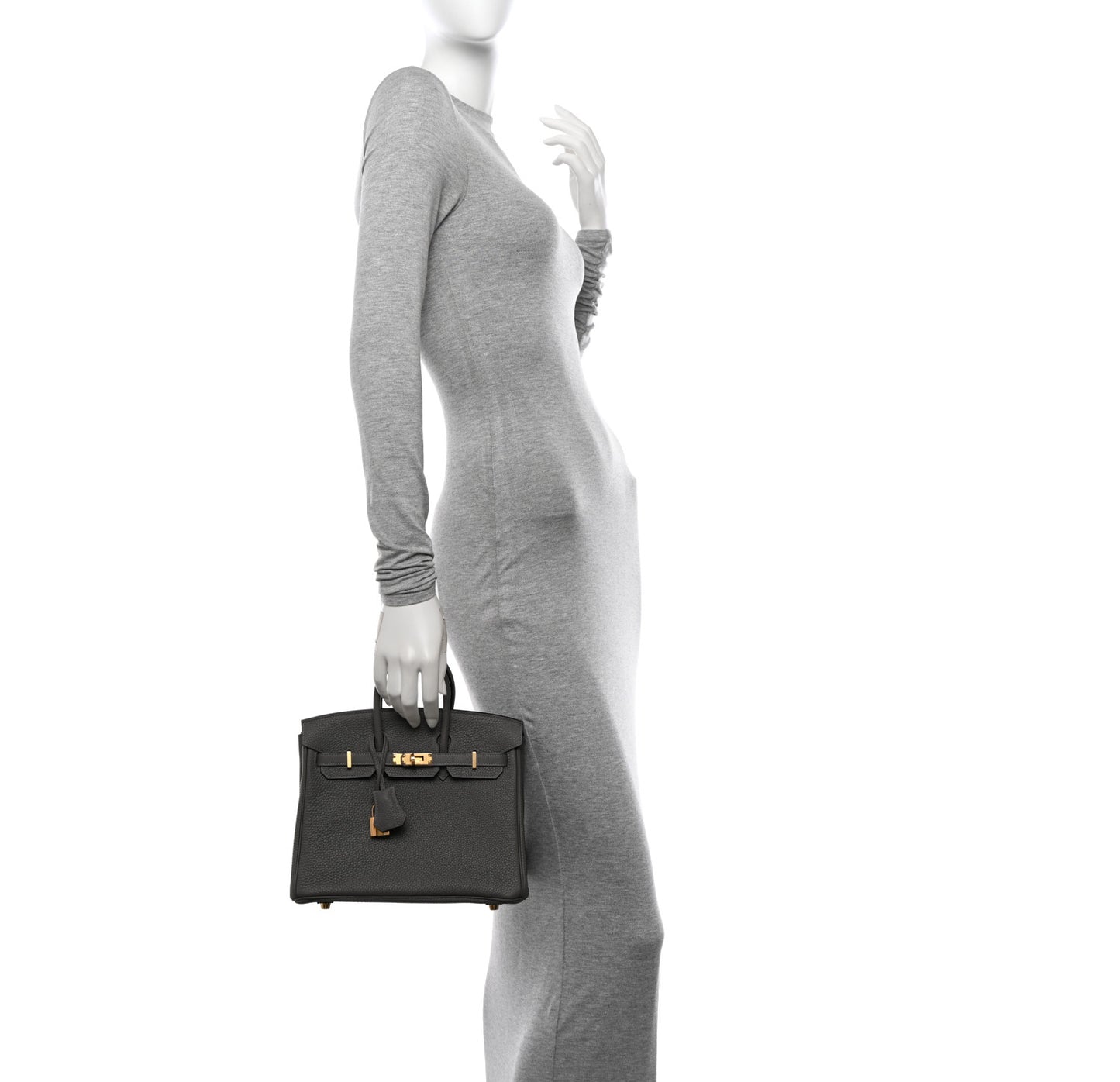 Togo Birkin 25 Gris Meyer