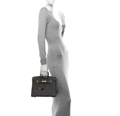 Hermes Togo Birkin 25 Gris Meyer 2 of 12