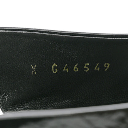 Chanel Crumpled Patent Calfskin CC Bow Slingback Pumps 38.5 Black 9 of 11