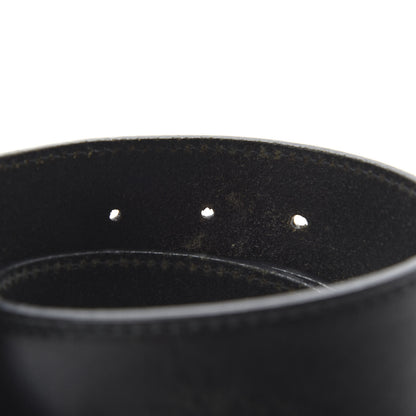 Gucci Calfskin Interlocking G Belt 95 38 Black 3 of 6