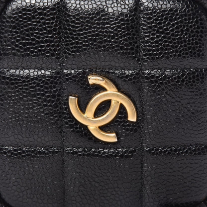Chanel Caviar Quilted Coin Purse Belt Bag Black 8 of 9