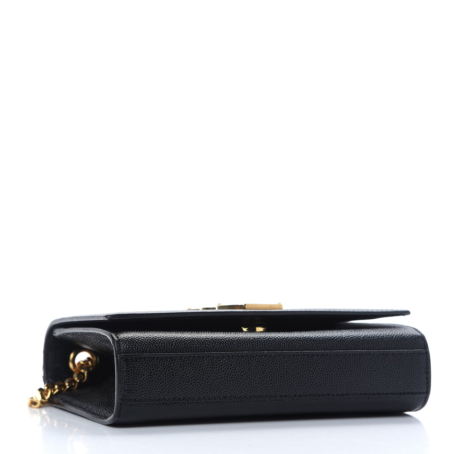 Saint Laurent Grain De Poudre Small Monogram Kate Satchel Black 4 of 9