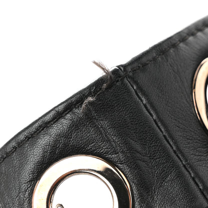 Chanel Calfskin Drawstring CC Bucket Bag Black 11 of 14