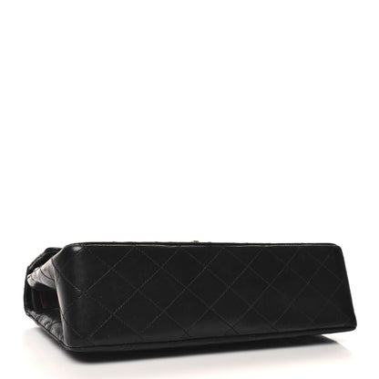 Chanel Lambskin Quilted Medium Double Flap Black 4 of 12