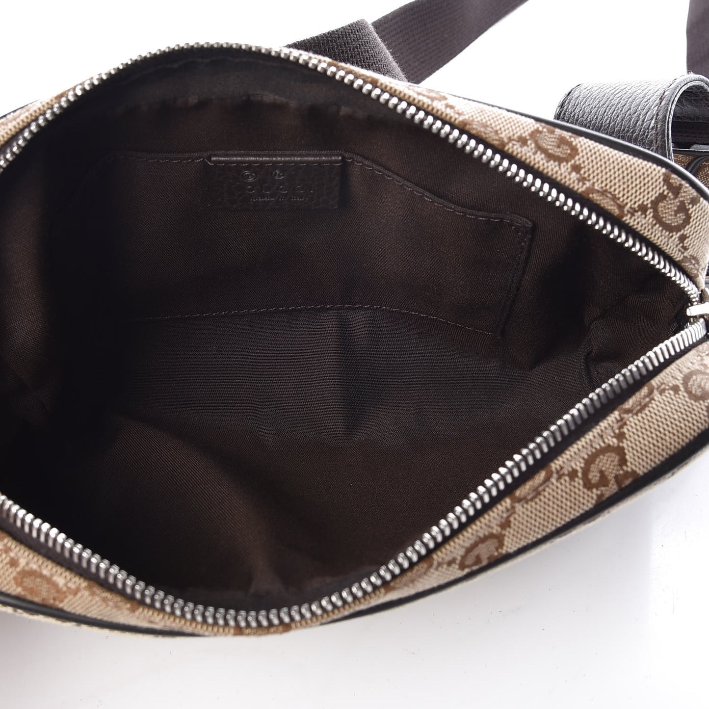 Monogram Belt Bag Dark Brown