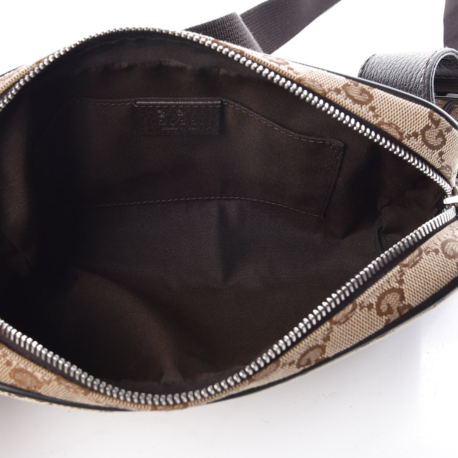 Gucci Monogram Belt Bag Dark Brown 6 of 8