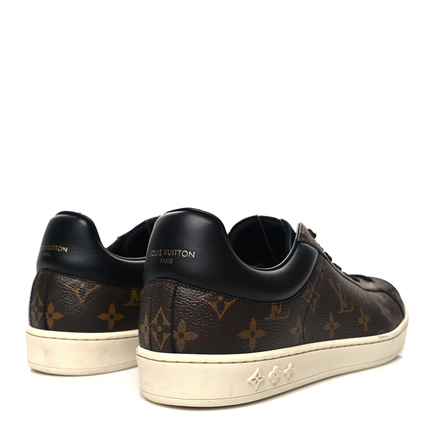 Louis Vuitton Calfskin Monogram Mens Luxembourg Sneakers 10 4 of 9
