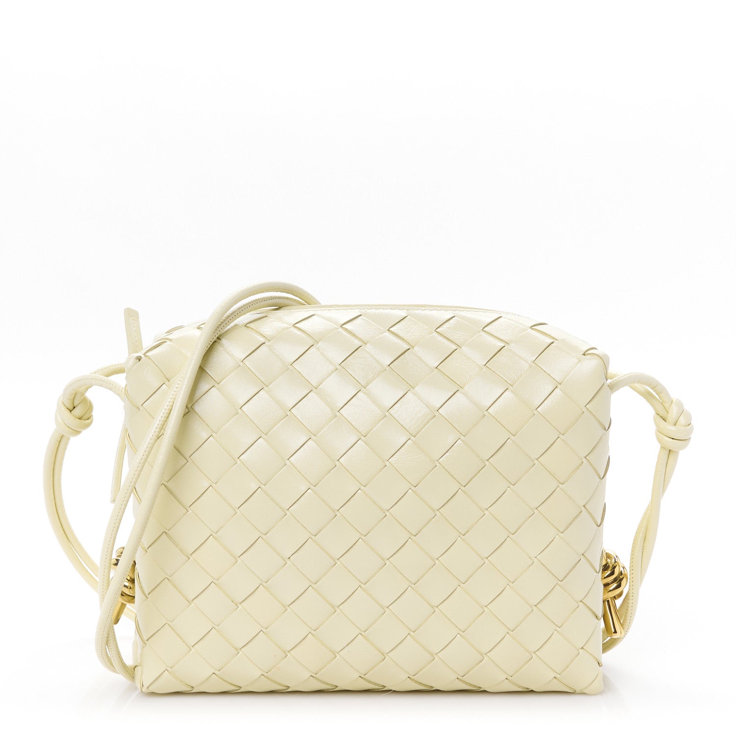 Bottega Veneta Nappa Intrecciato Small Loop Camera Bag Yellow Maze 1 of 9